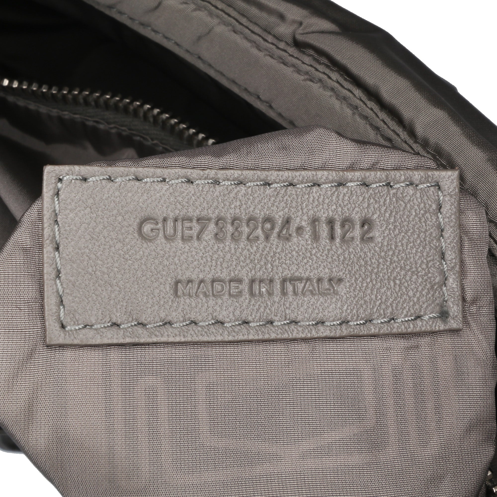 Saint Laurent | Pre-Owned Nylon Le 5 A 7 Shoulder Bag | Gray