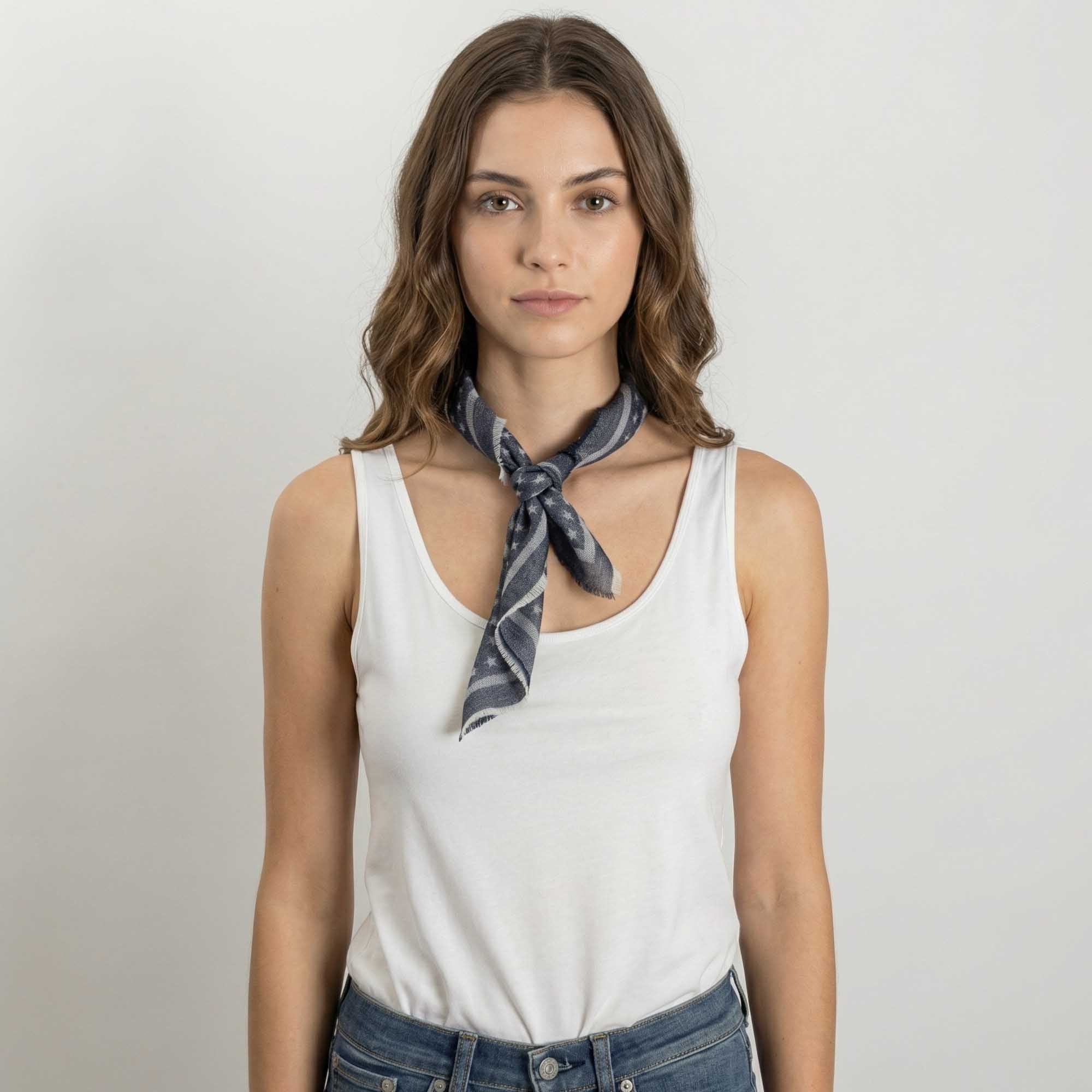 Unisex | Estelle Stars Bandana | Navy / Ivory