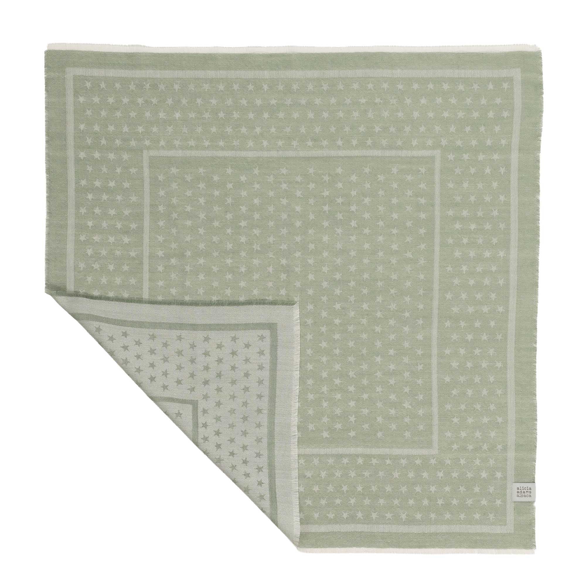 Unisex | Estelle Stars Bandana | Sage / Ivory