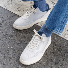 Womens | Haywood | Quiet Grey Leather Navy