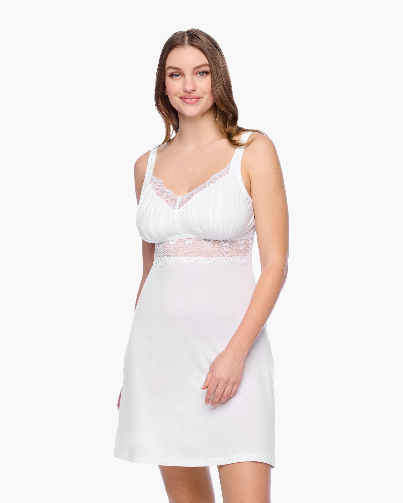 White Chemise - Allure Sleep Curvy Chemise