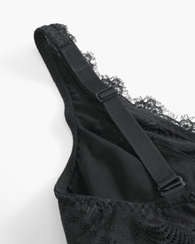 Black Bralette - Allure Curvy Plunge Bralette