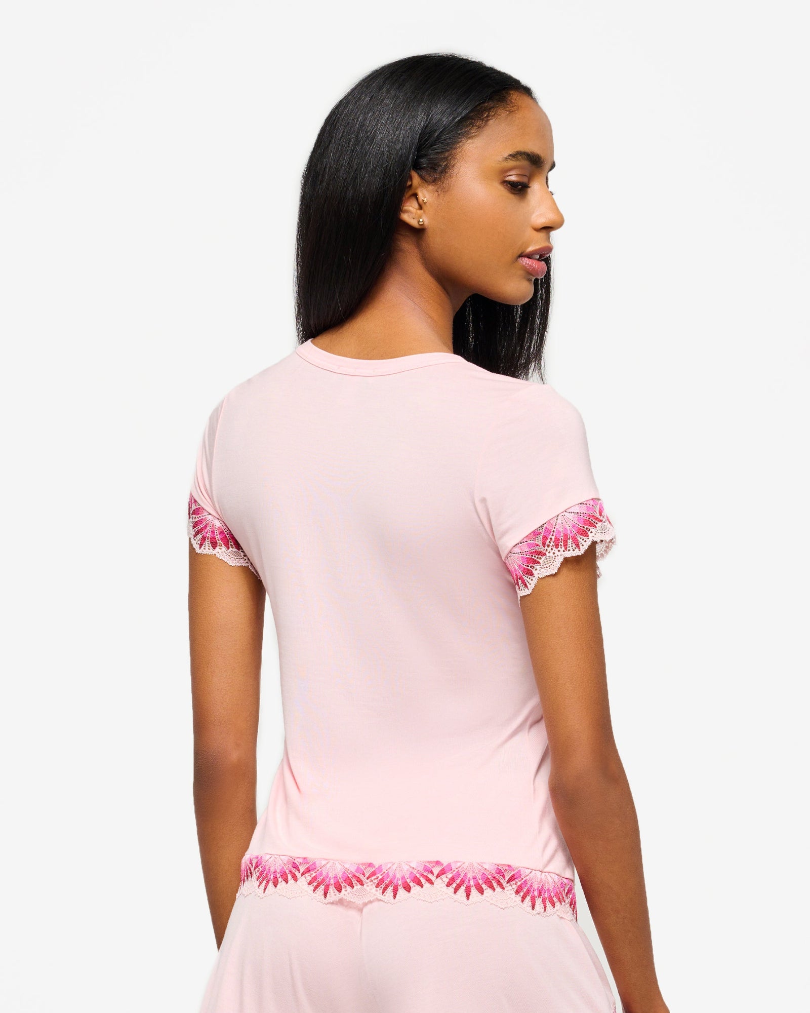 Pink Top - Amalia Modal T-Shirt