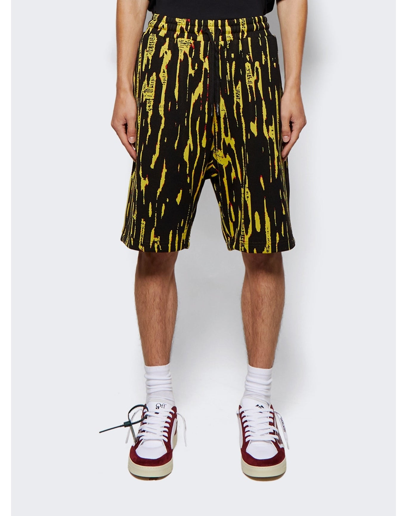 AMBUSH | Men | Jacquard Coulisse Short | Yellow Fluo