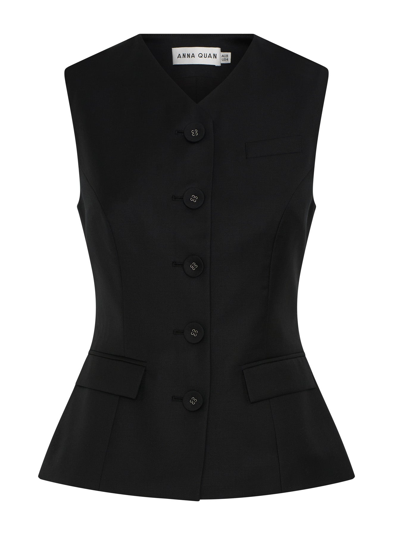 Kendall Top | Black Wool