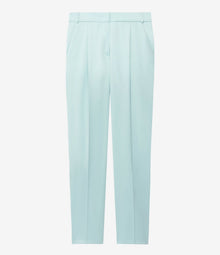 Another Tomorrow Peg Trouser in Mist – Wool Women's Trousers