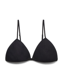 Womens | The Knit Triangle Bra | Black