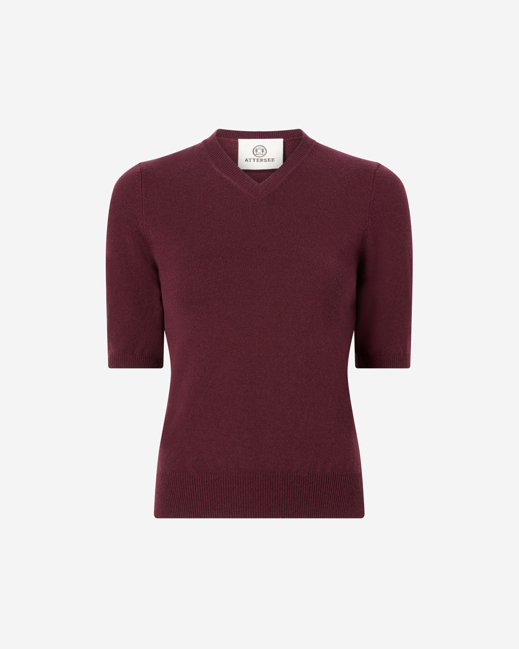 Womens | The Dez Sweater in Wool and Cashmere | Dark Wine