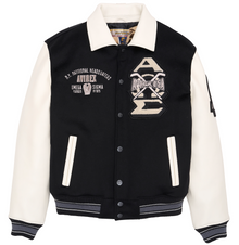 Omega Wool-Leather Jacket | Black