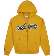 Script Hoodie | Mustard