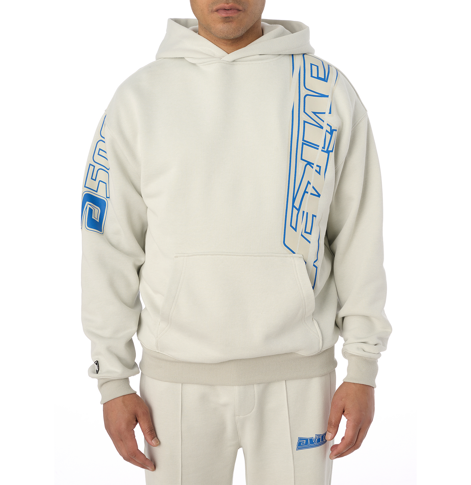 Spider Racer Hoodie | Mist Grey