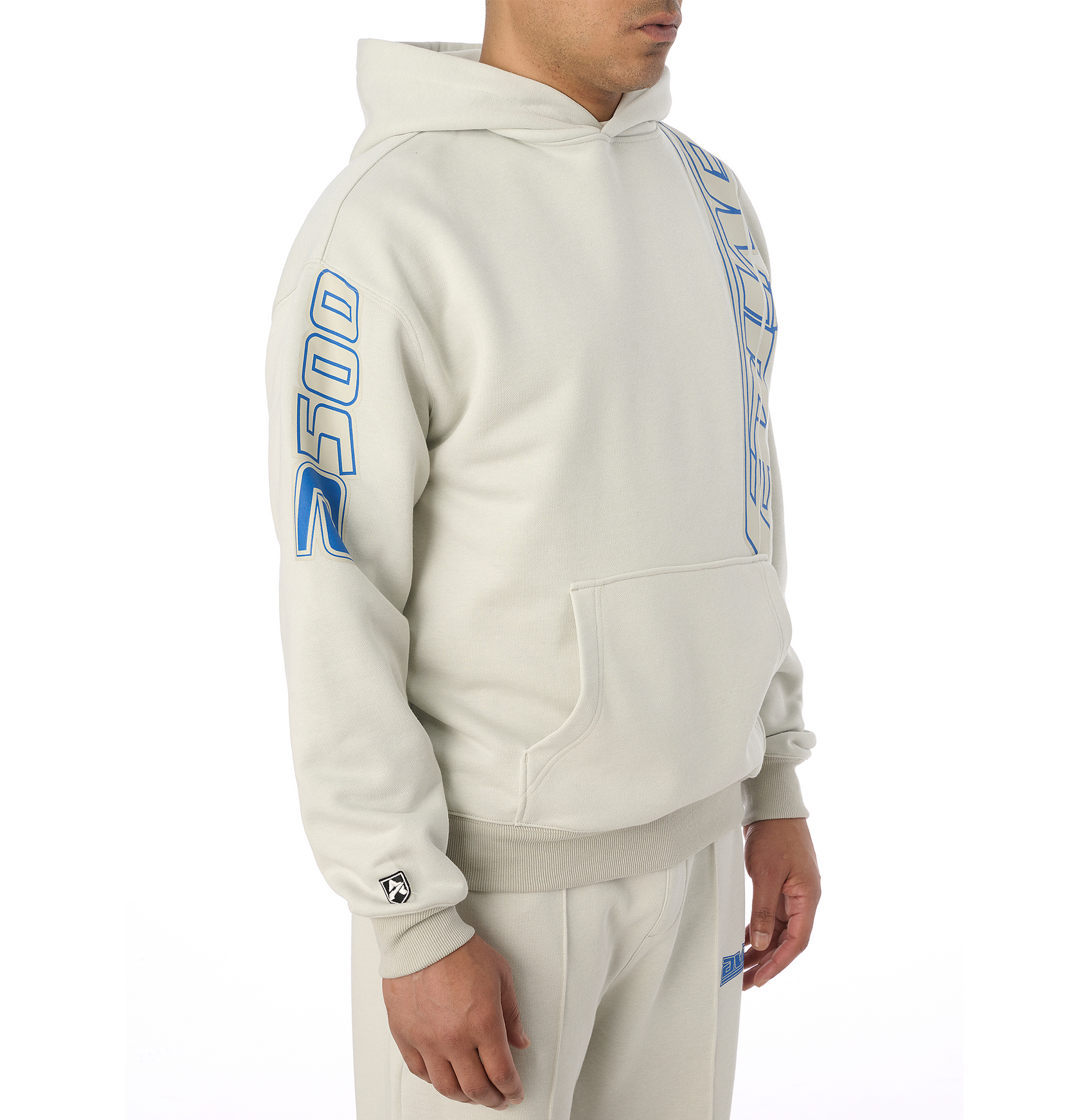 Spider Racer Hoodie | Mist Grey