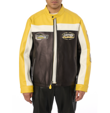 Lone Wolf Racer Jacket | Gold
