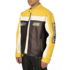 Lone Wolf Racer Jacket | Gold
