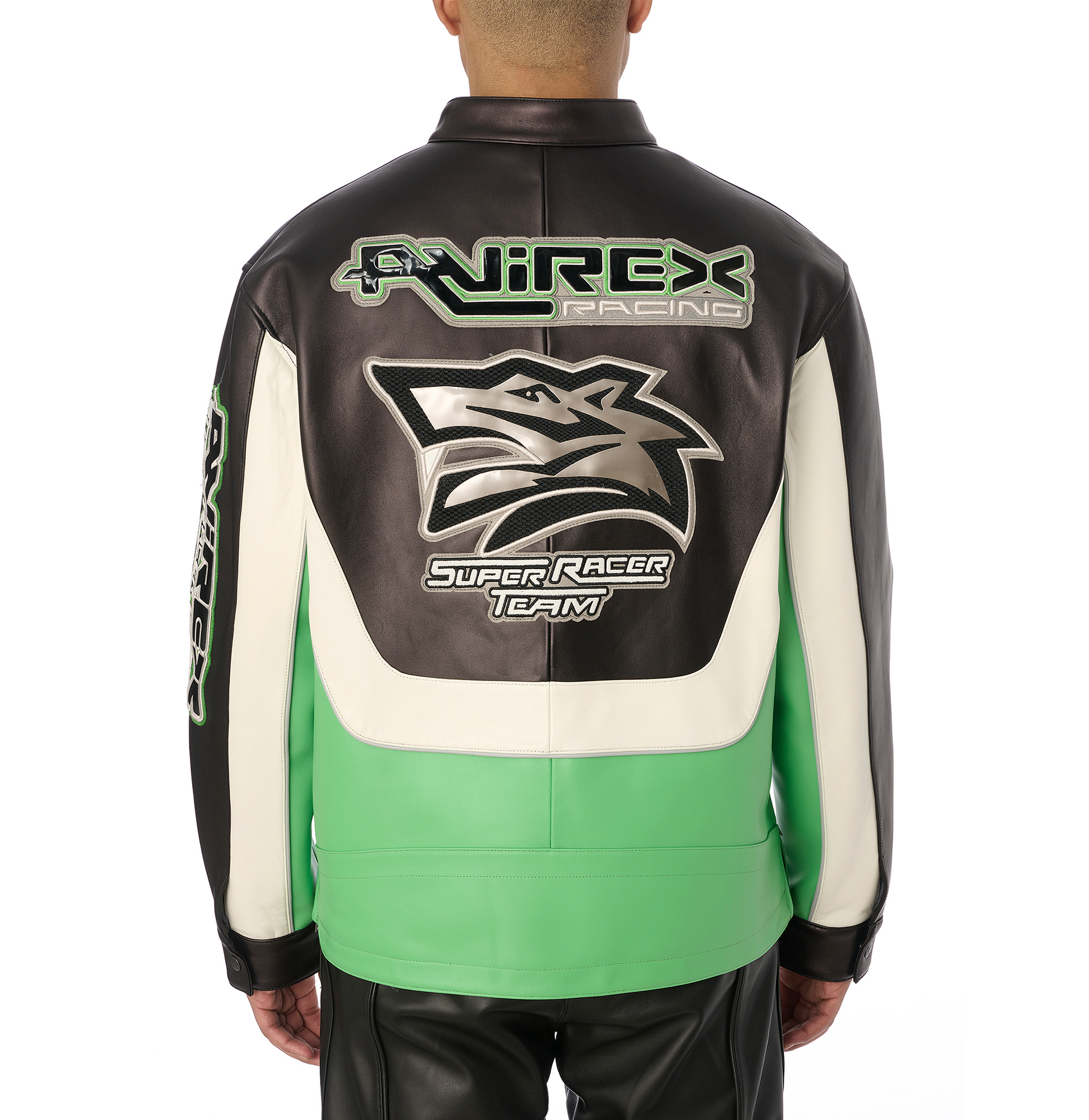 Lone Wolf Racer Jacket | Lime Green