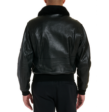 The G-1 Flight Jacket | Jet Black