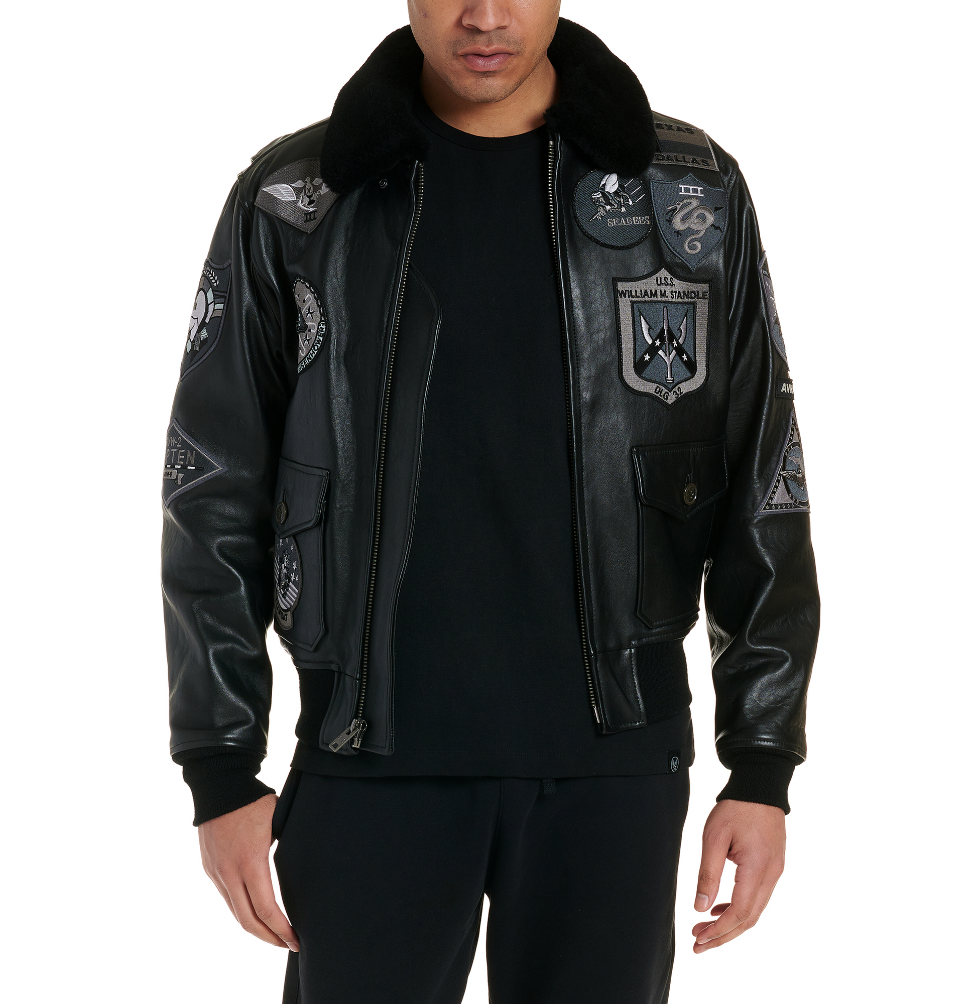 The G-1 Flight Jacket | Jet Black