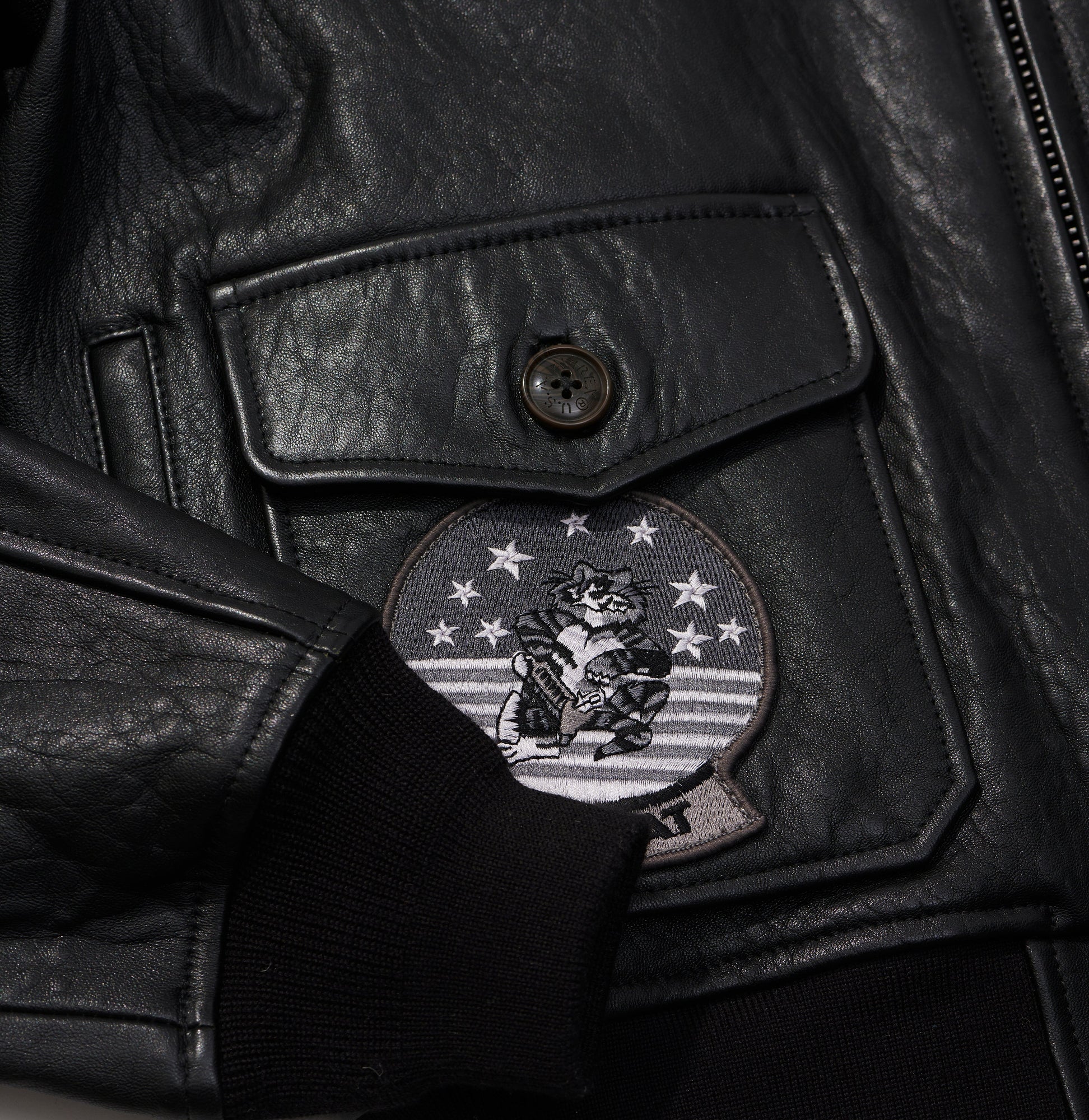 The G-1 Flight Jacket | Jet Black