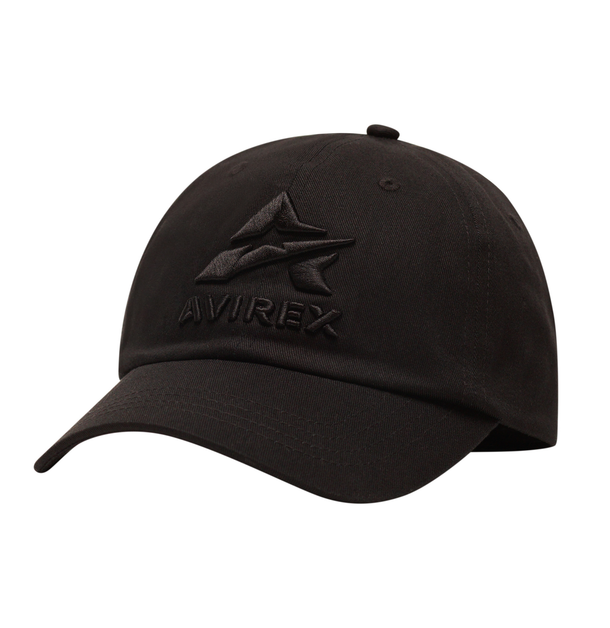 Stacked A Hat | Jet Black