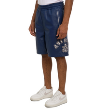 Game Day Nappa Leather Short | Varsity Blue