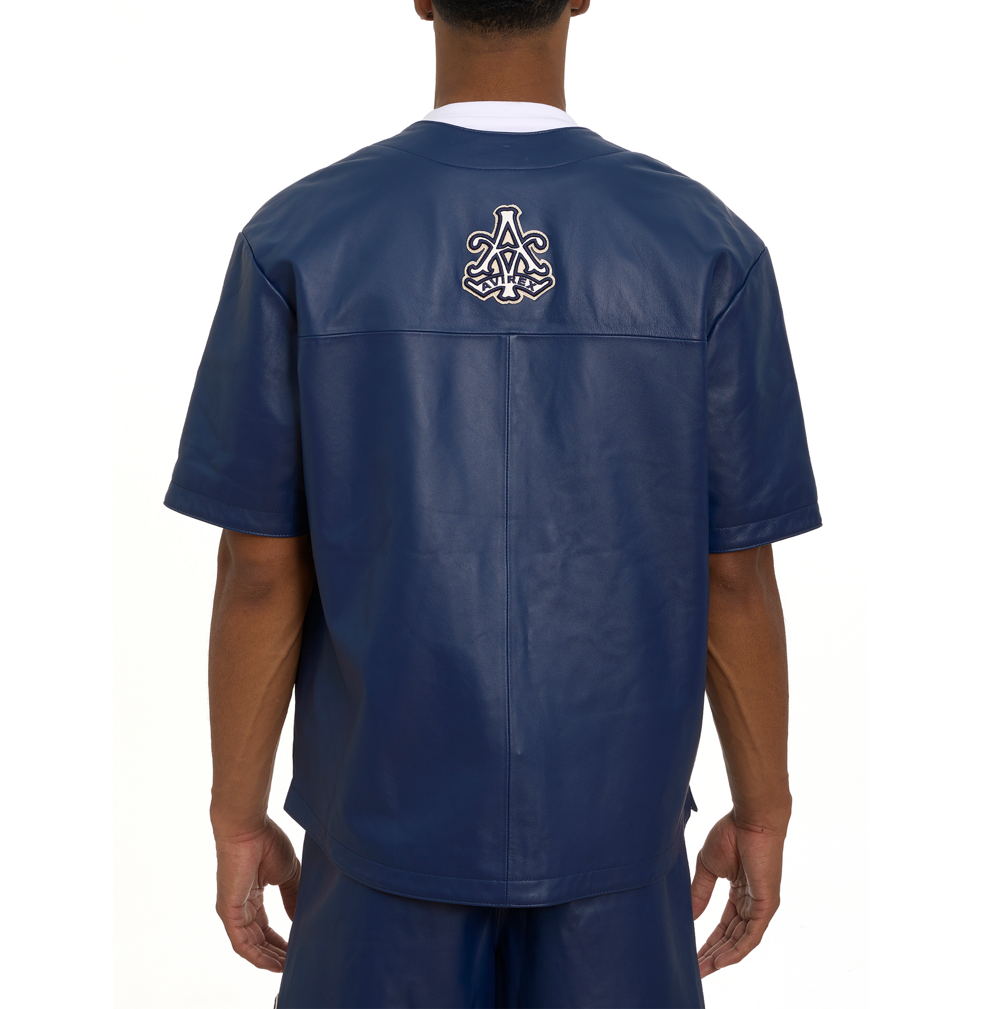 Game Day Nappa Leather Jersey | Varsity Blue
