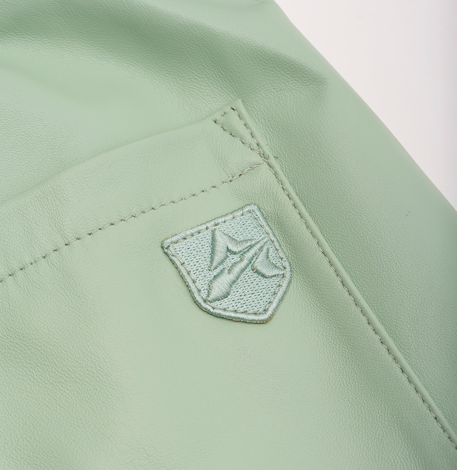 Nappa Leather Short | Seafoam