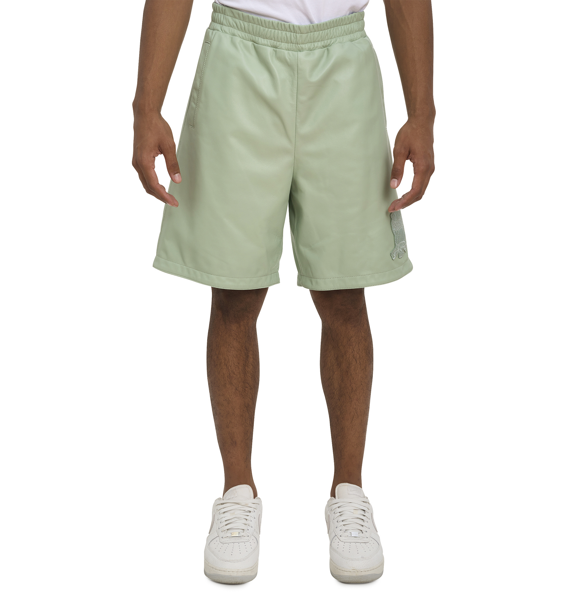 Nappa Leather Short | Seafoam