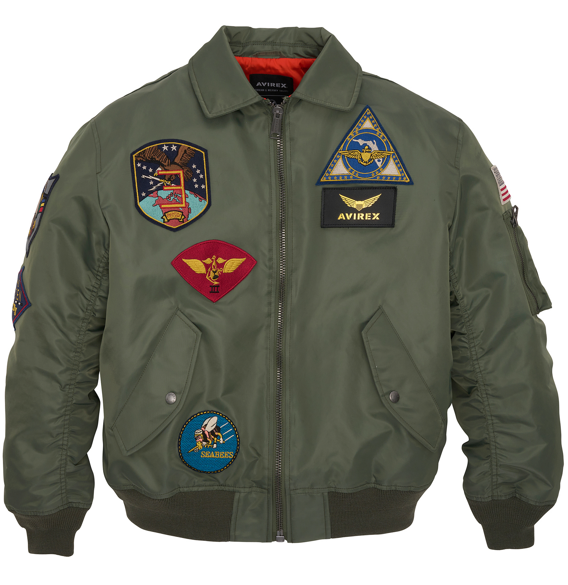 Cwu Satin Flight Jacket | Flight Green