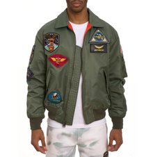 Cwu Satin Flight Jacket | Flight Green