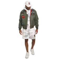Cwu Satin Flight Jacket | Flight Green
