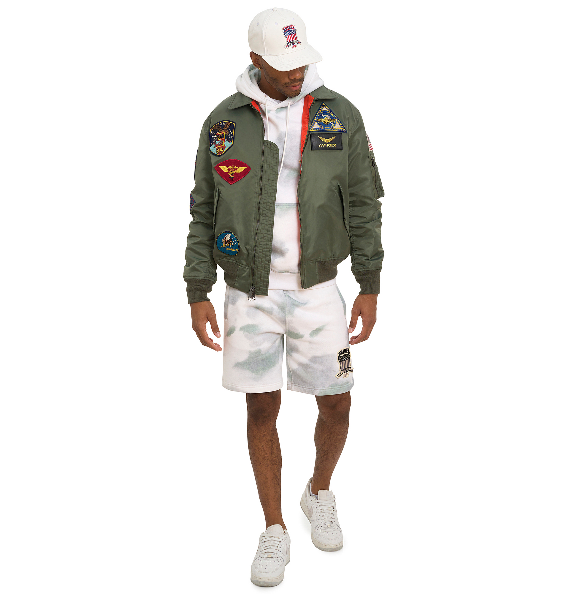 Cwu Satin Flight Jacket | Flight Green