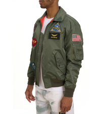 Cwu Satin Flight Jacket | Flight Green