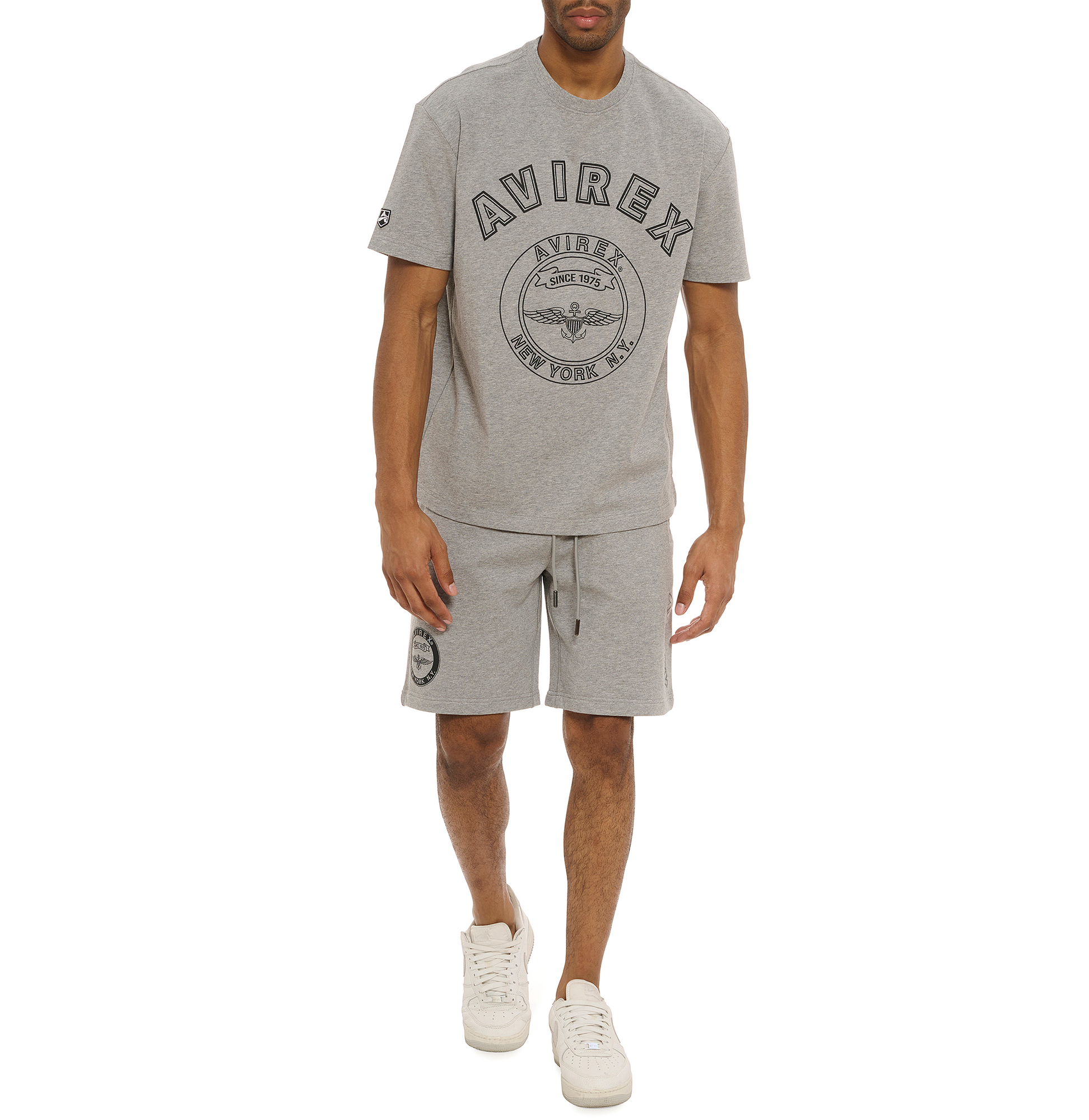 Stadium Tee | Heather Grey