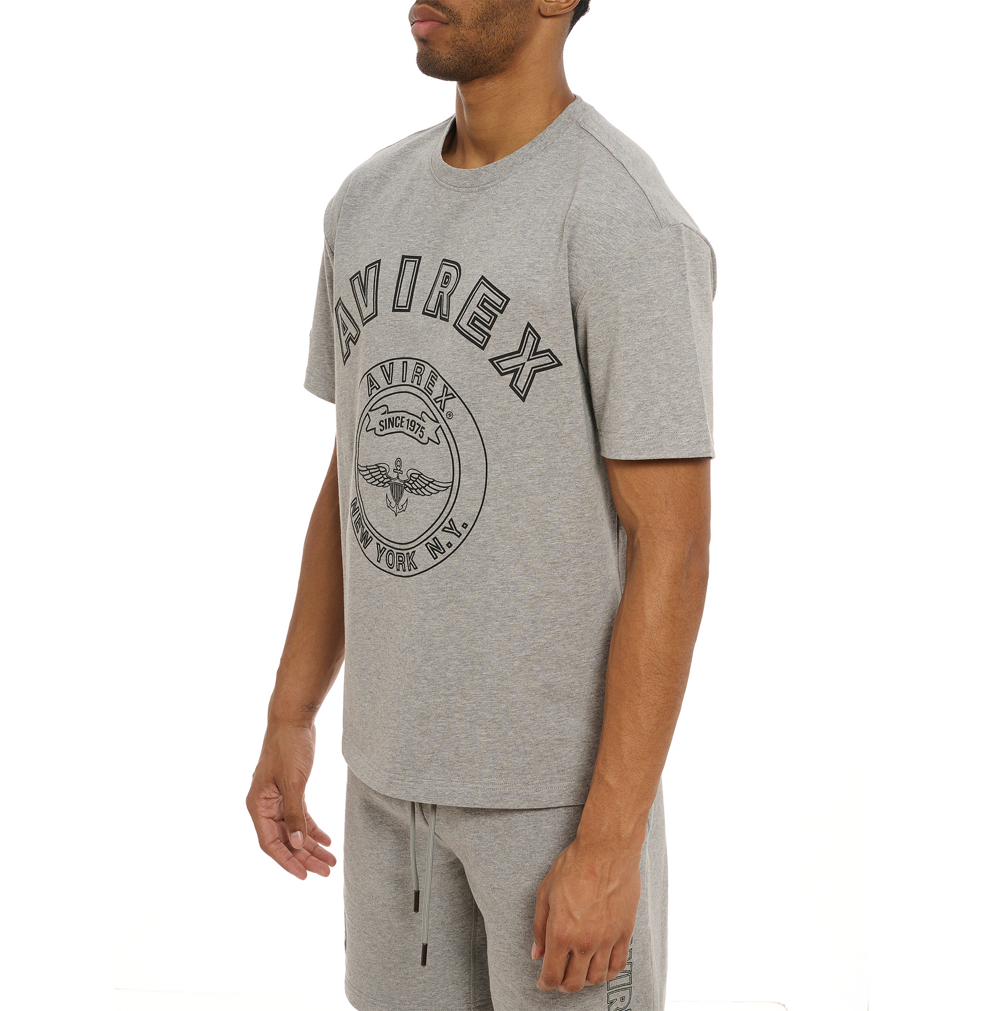 Stadium Tee | Heather Grey