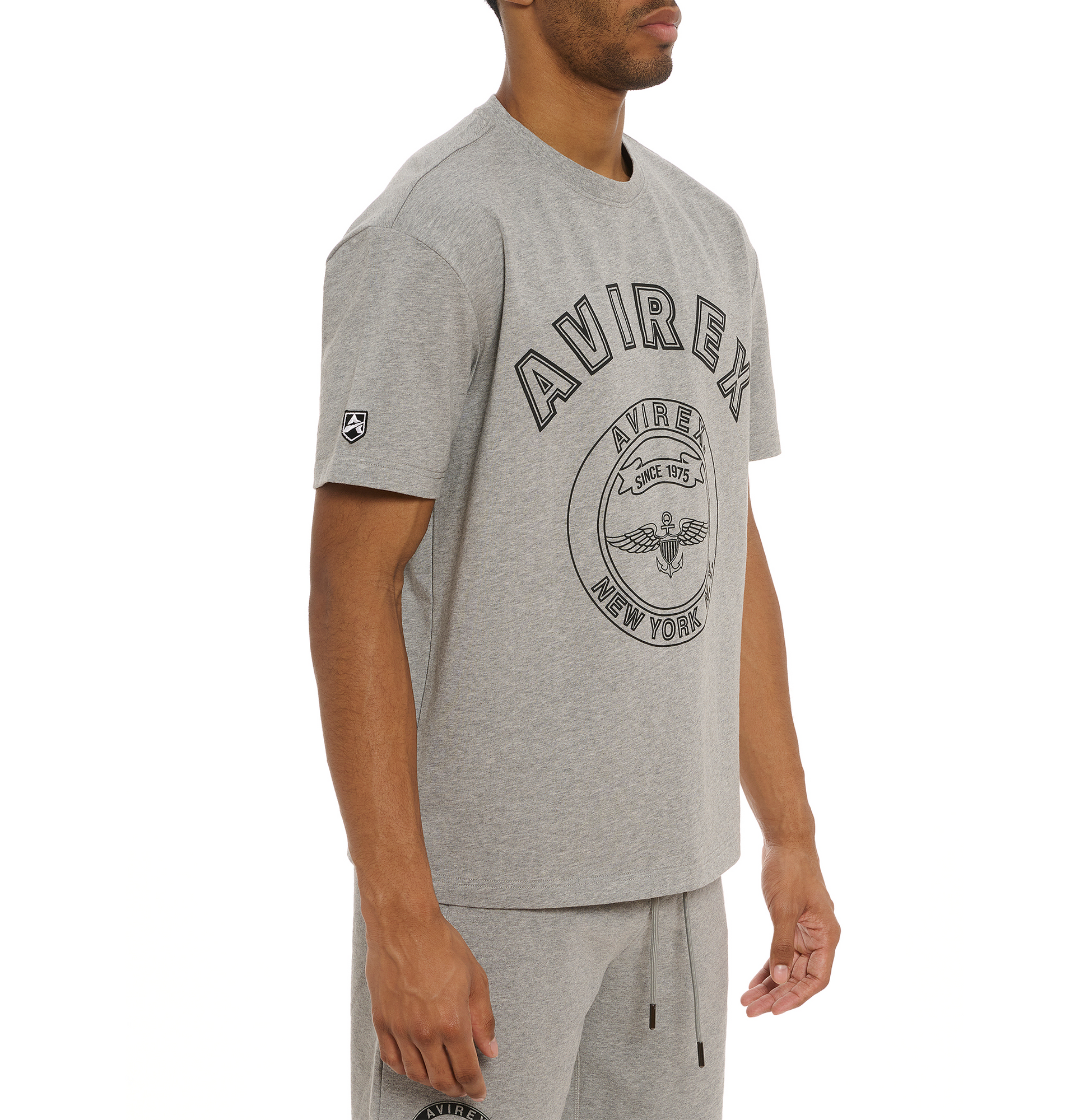 Stadium Tee | Heather Grey