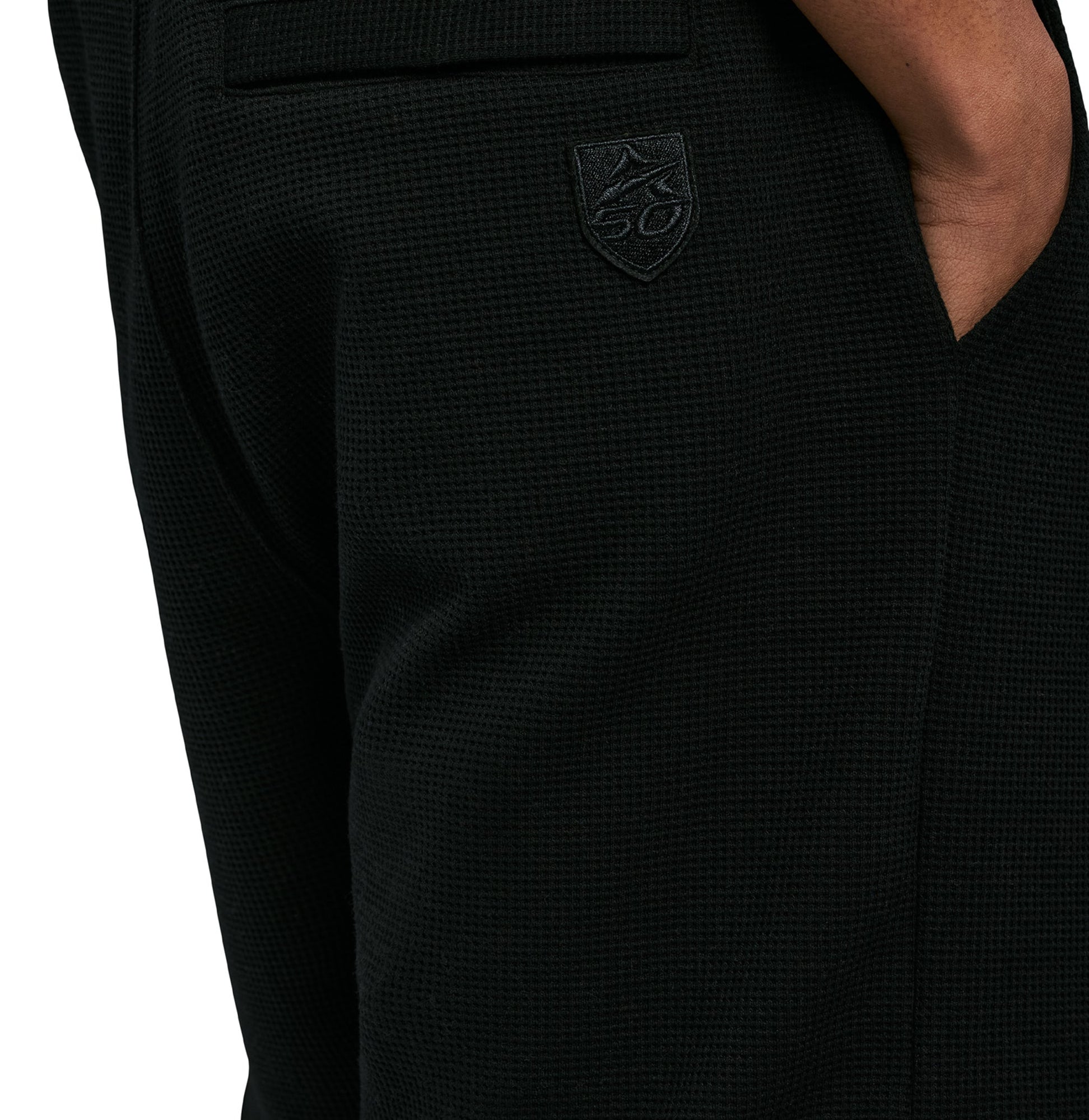Tennis Waffle Short | Black