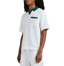 Tennis Waffle Polo | Snow White