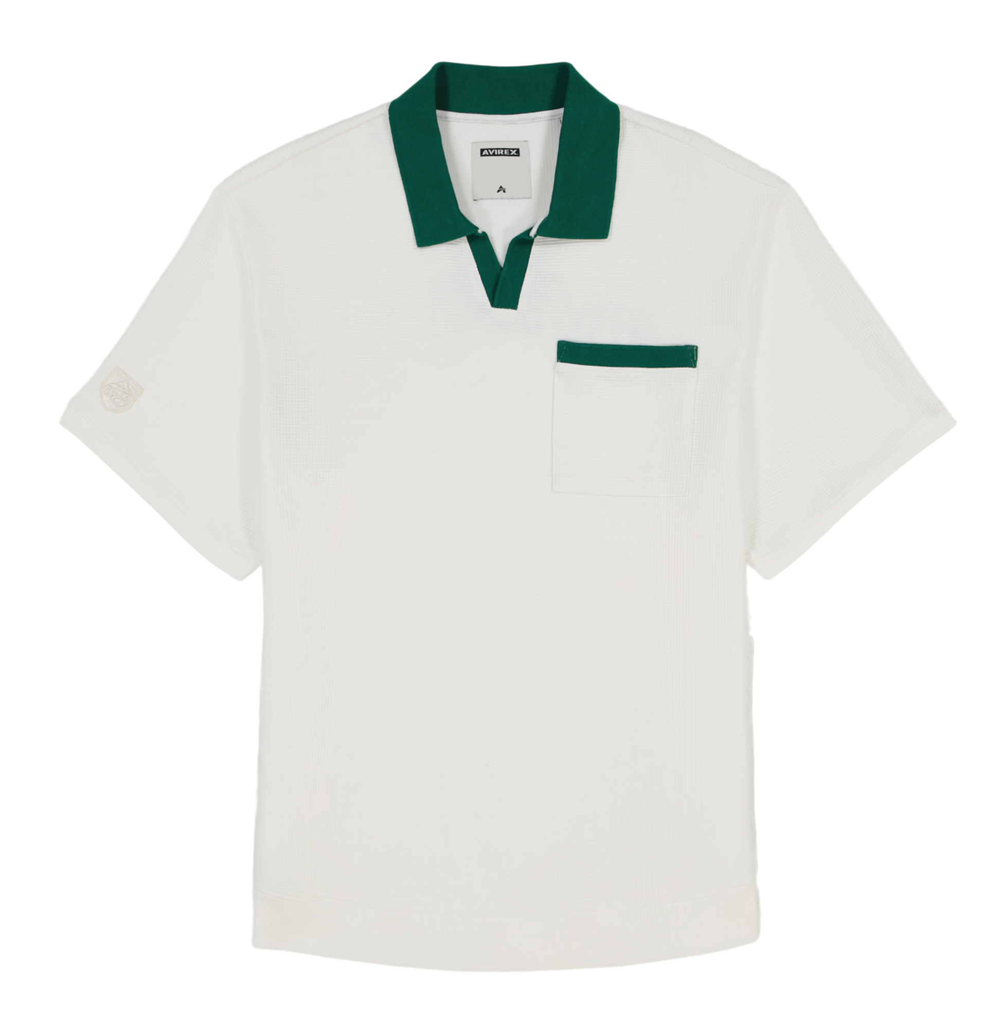 Tennis Waffle Polo | Snow White