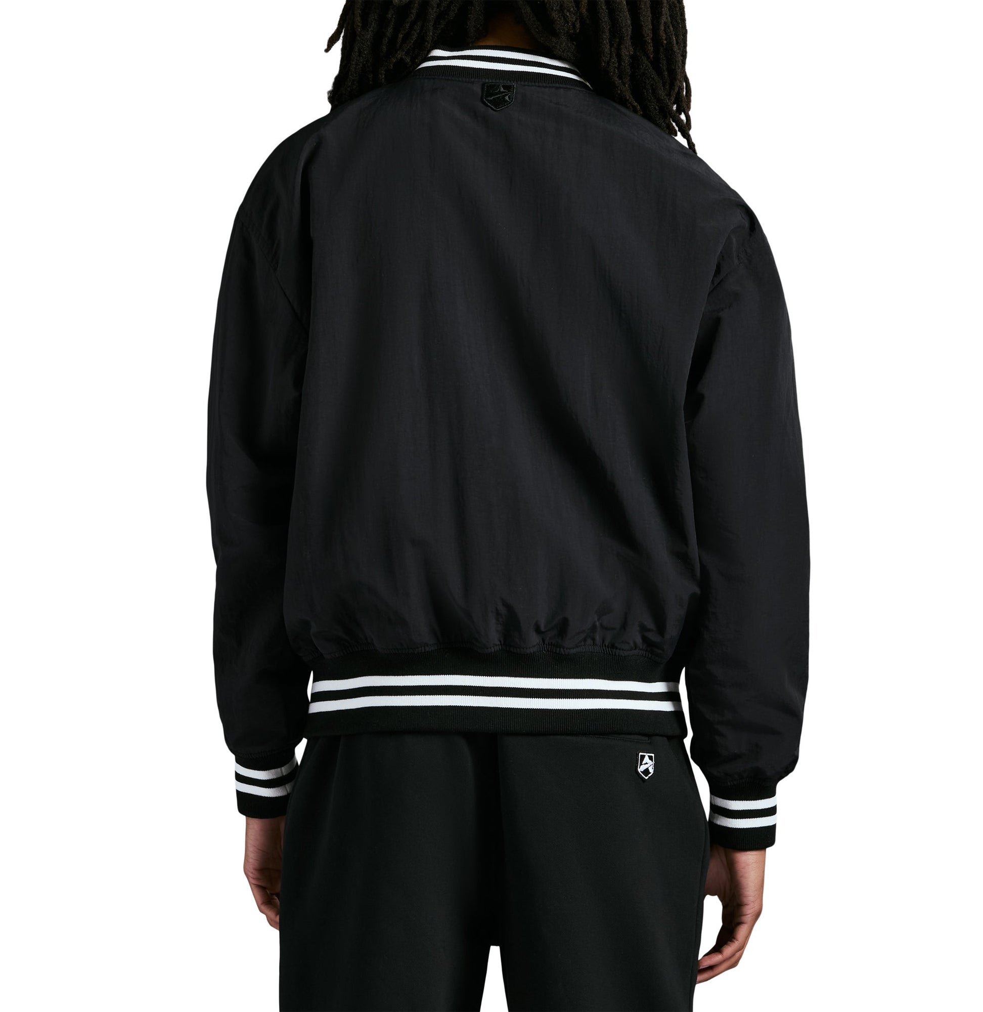 Script Nylon Jacket | Black