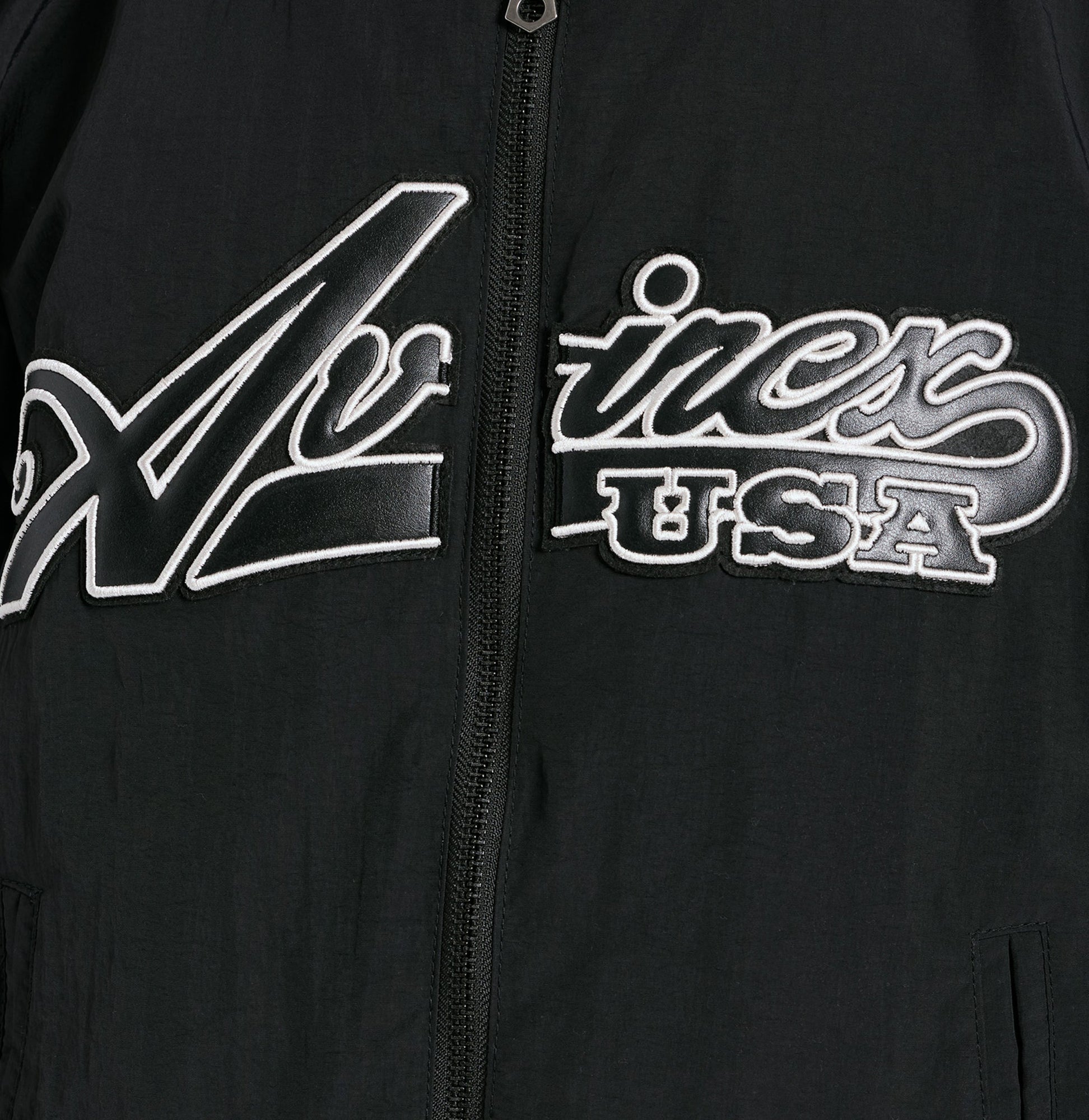 Script Nylon Jacket | Black