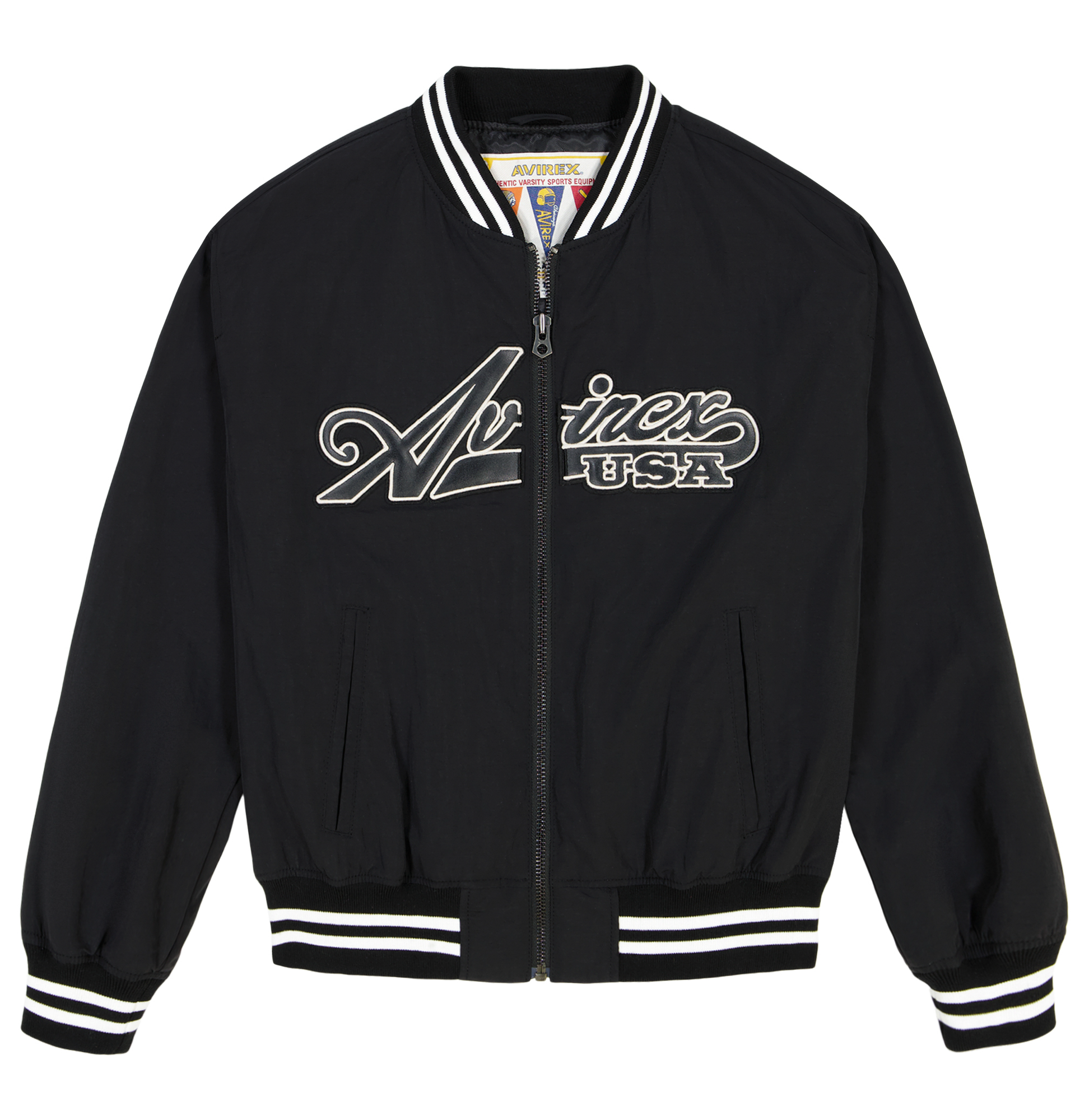 Script Nylon Jacket | Black