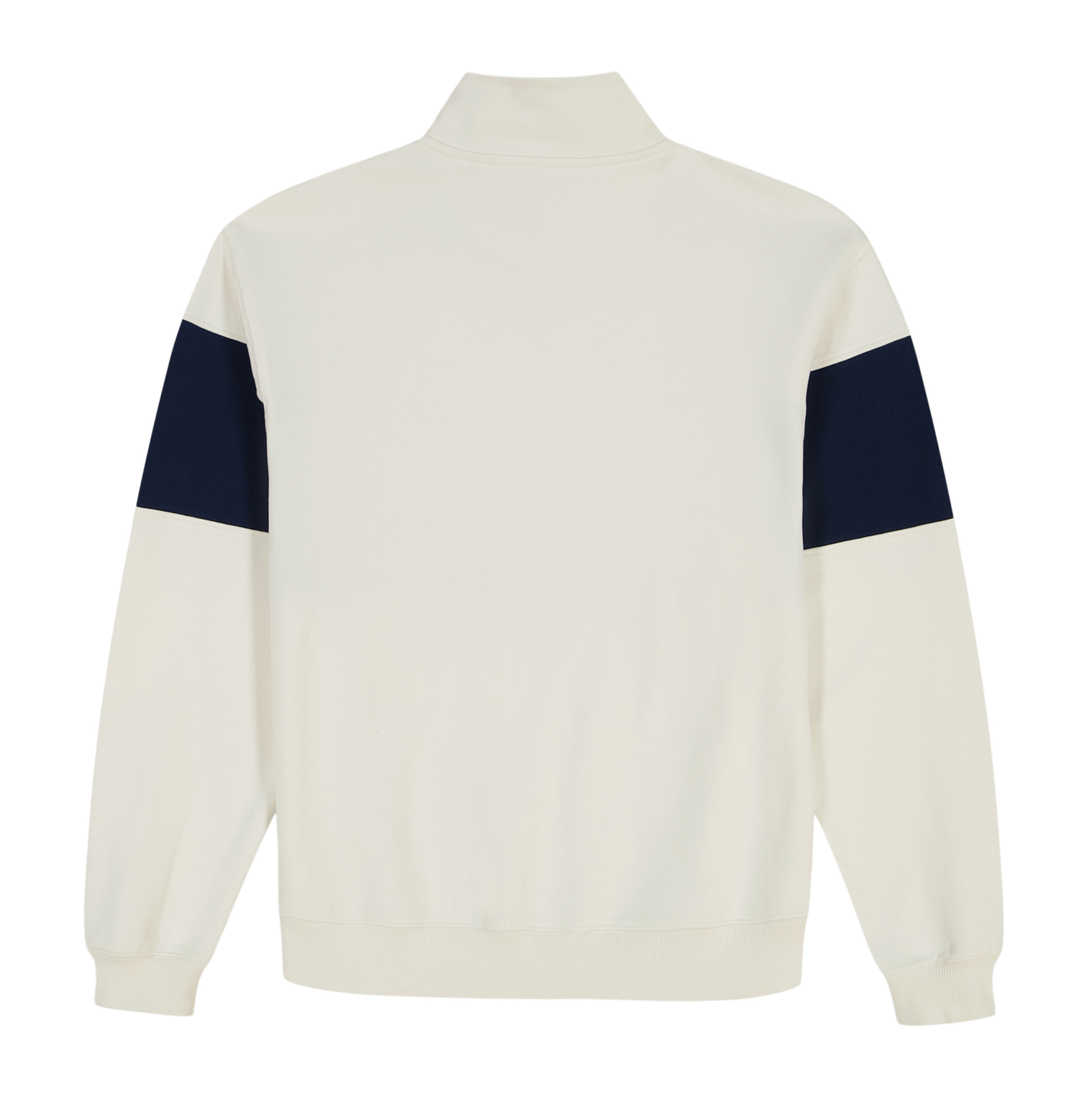 Mock Neck Sweatshirt | Ecru