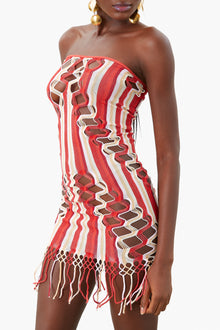 Haze Dress | Burgandy