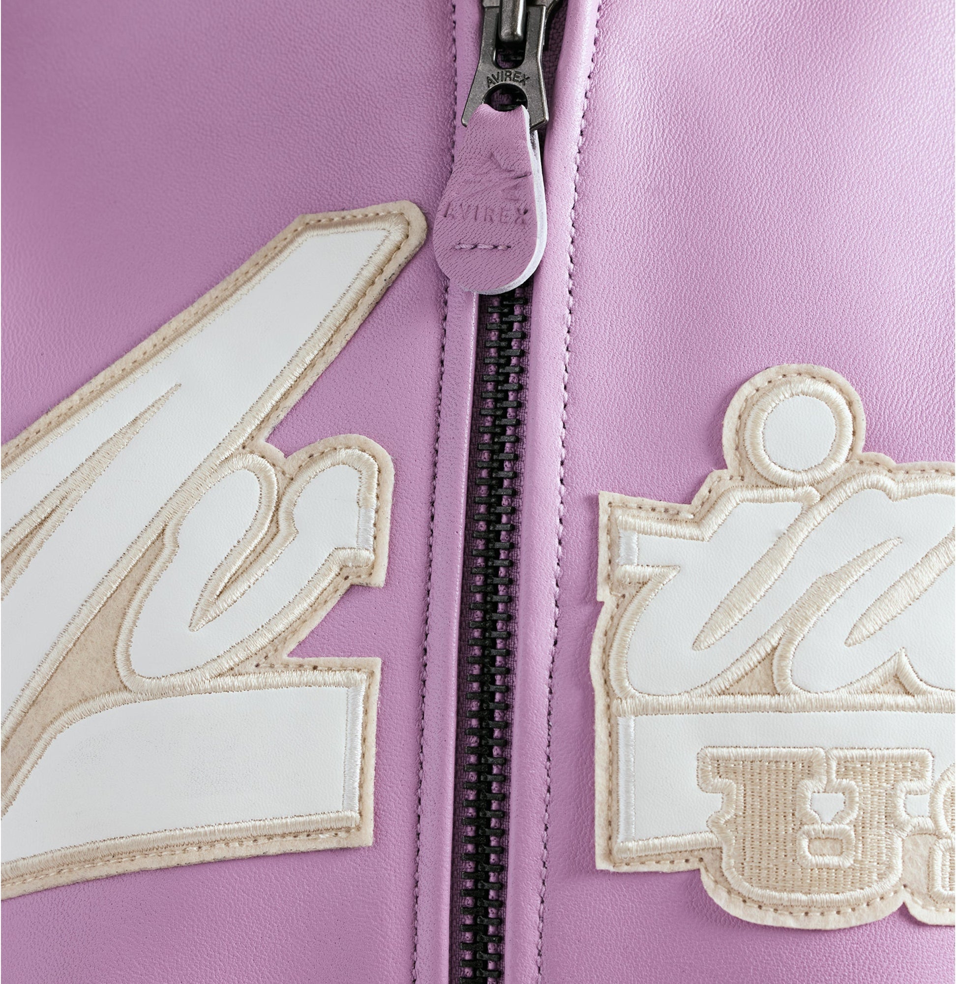 Cropped Script Jacket | Violet