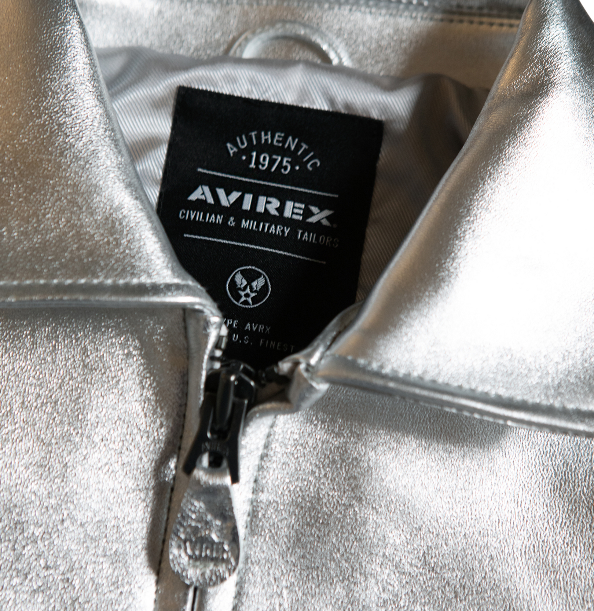 Limited Edition Cropped Metallic Icon Jacket | Silver
