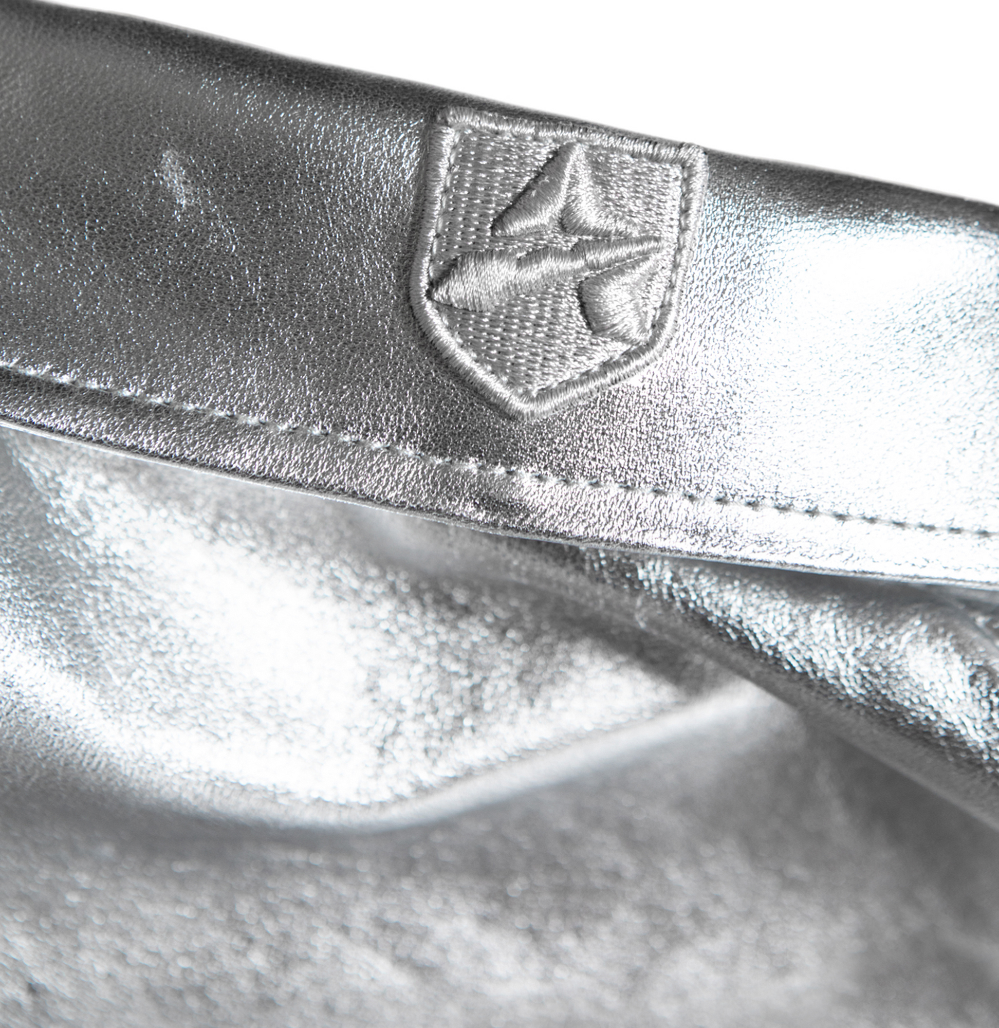 Limited Edition Cropped Metallic Icon Jacket | Silver