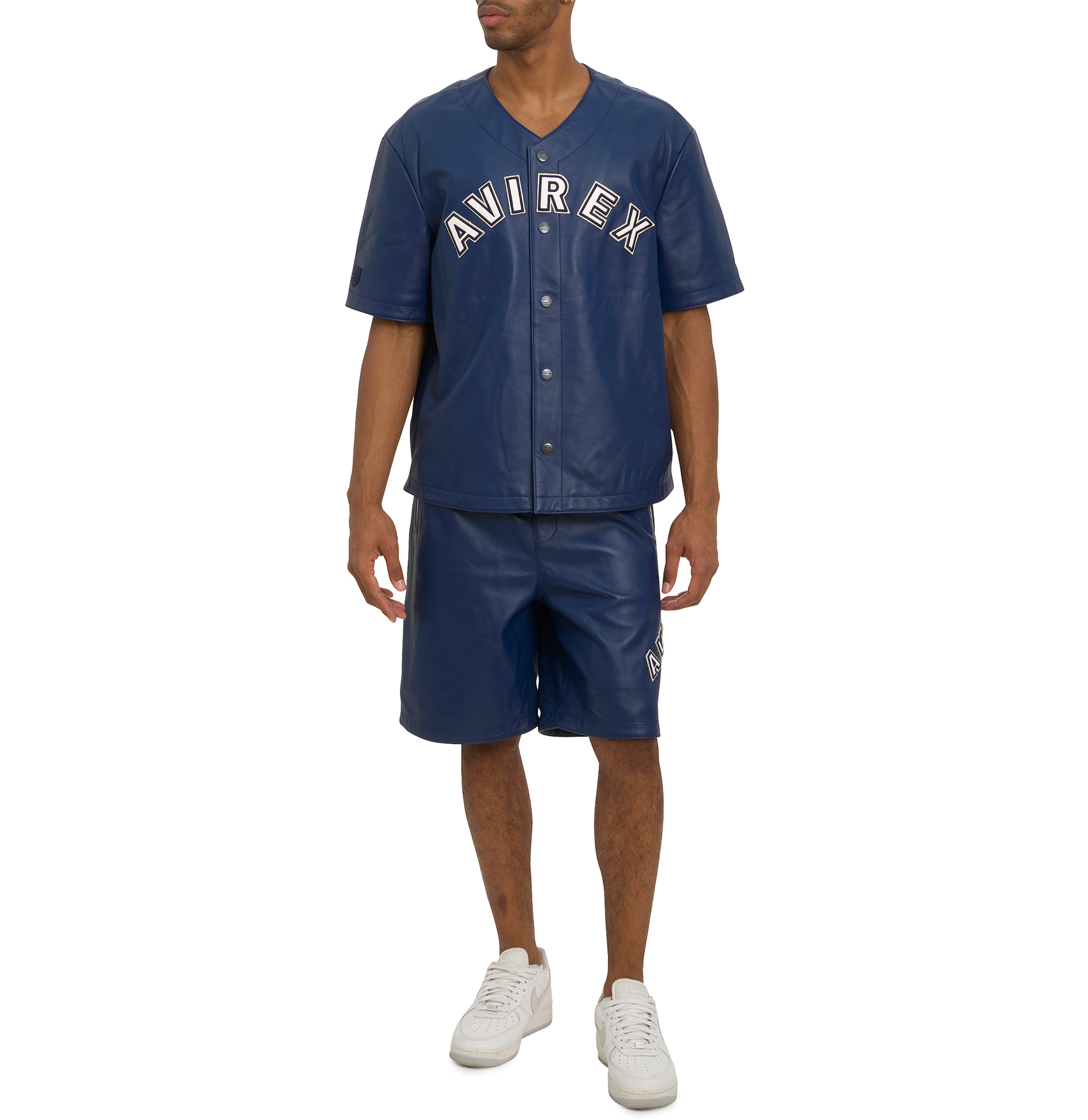 Game Day Nappa Leather Jersey | Varsity Blue