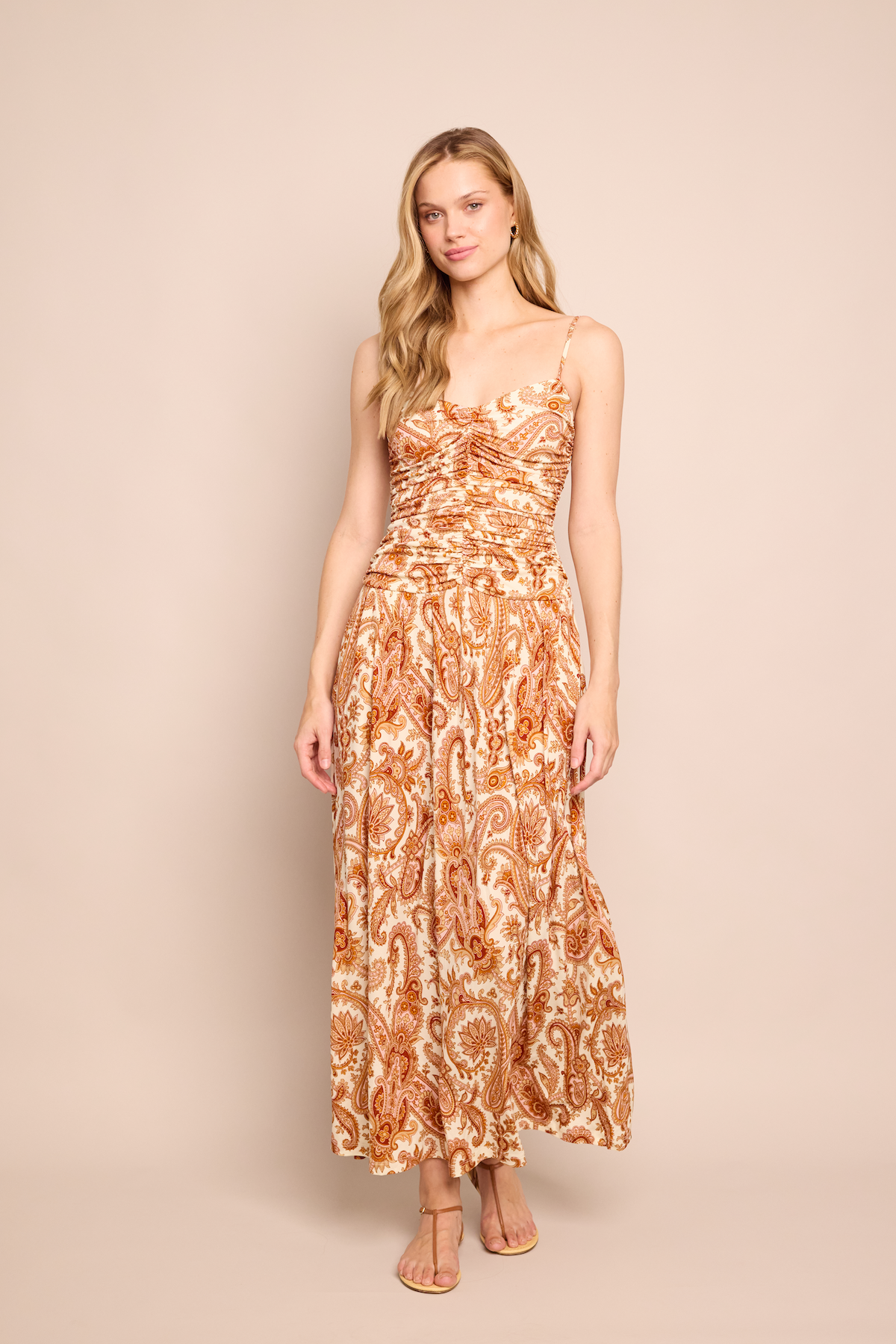 Azalea Dress | Classic Paisley Egret