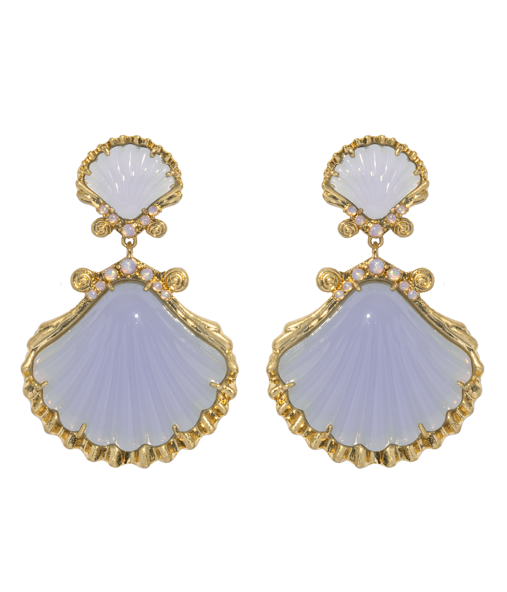 Aegean Shell Earrings - Loren Hope
