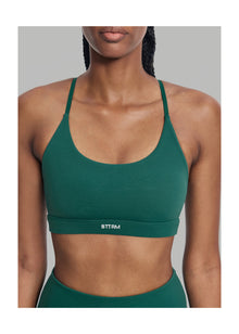 Airy Active Strap Top | Dark Moss